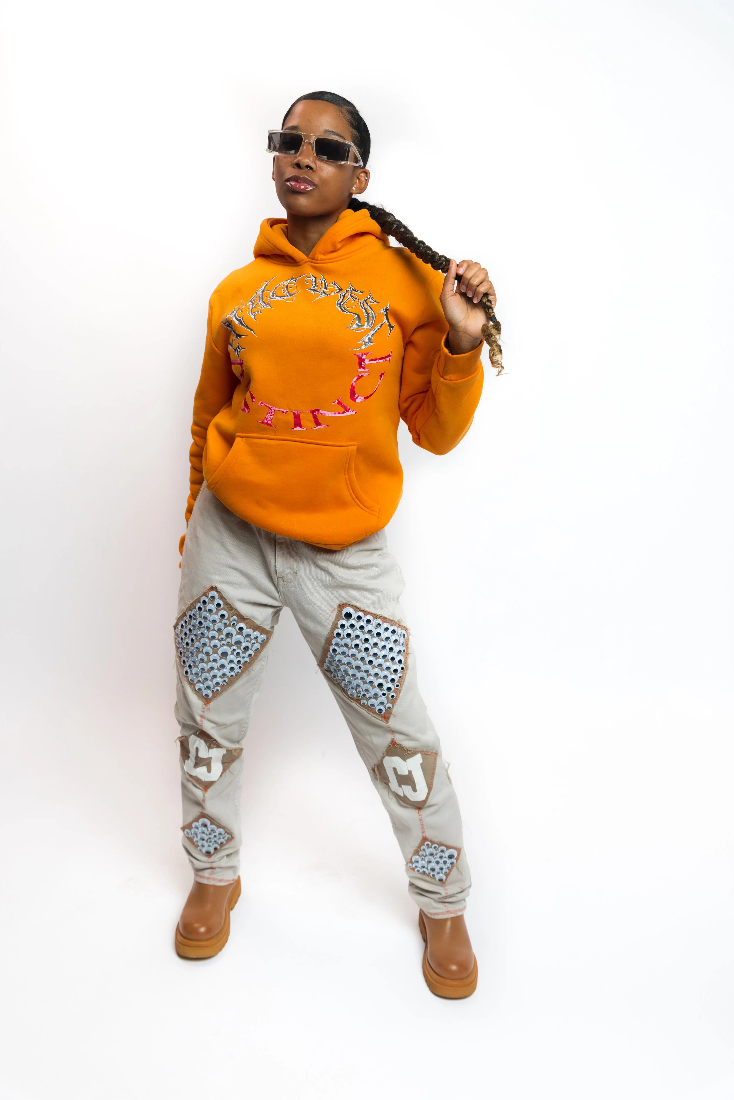 MAC X DISTINCT Hoodie in Orange — MACWEST